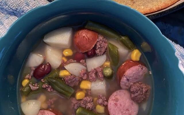 Rustic Cowboy Stew | Meat Lovers Favorite